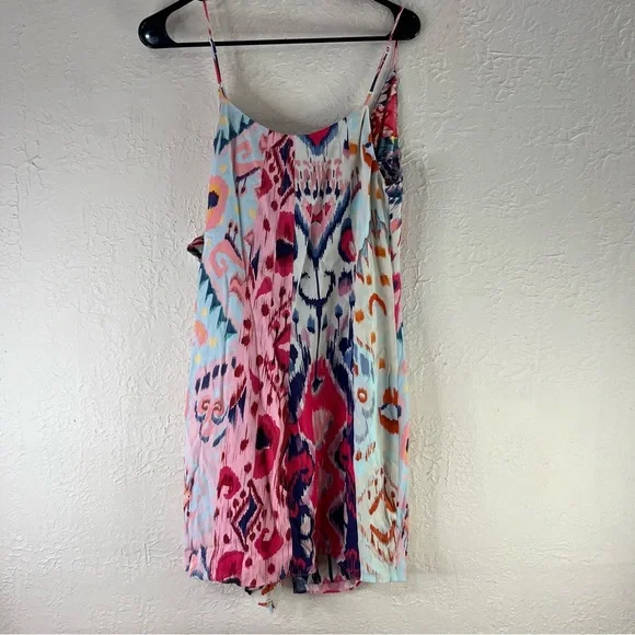 Farm Rio Crepe Boboikat Mini Wrap Mini Dress in Multi - Picture 9 of 13